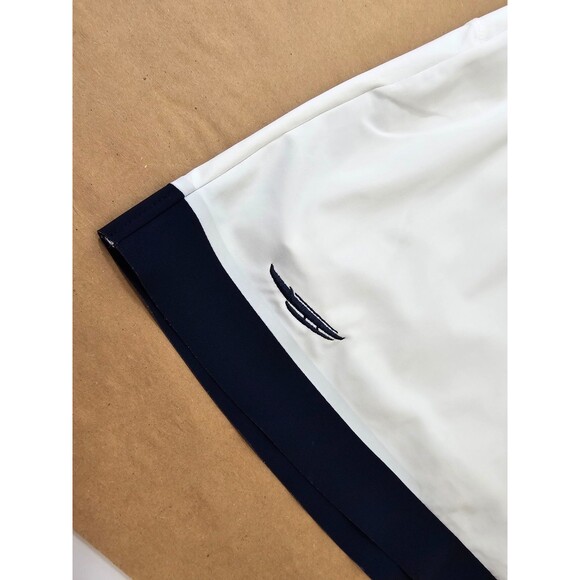 GC Women's L Foray Golf White & Navy Color block Golf Skort Skirt with Shorts - Picture 4 of 8